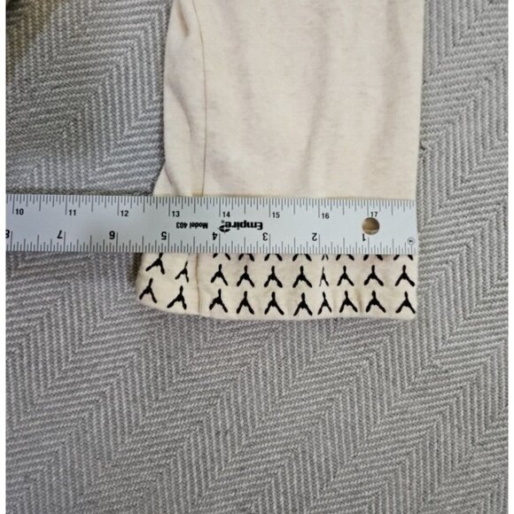 Karen Scott Embellished Square Neck Sweater Small Taupe Long Sleeve Old Money - Picture 16 of 16